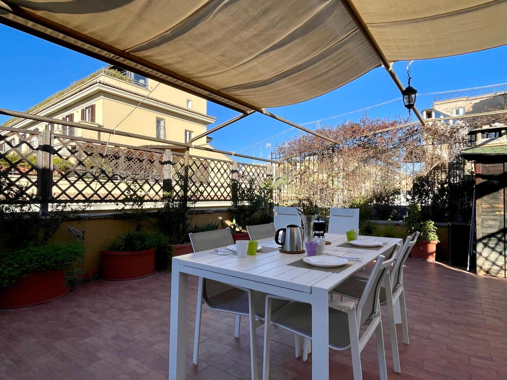 Apartment Elegant, With Private Terrace Next To The Vatican Rom